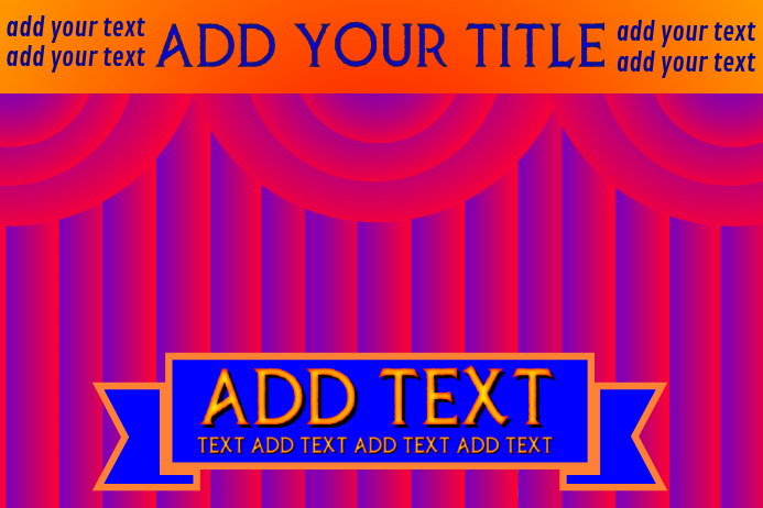 stage for performance - template Poster