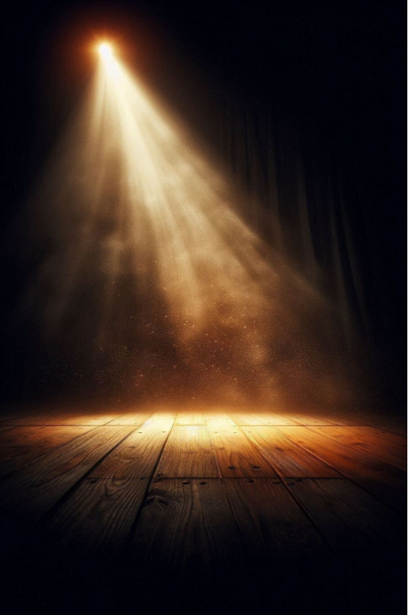 Black Stage Spotlight Posters Template | PosterMyWall