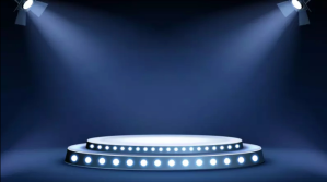 Stage light with background Digitalt display (16:9) template