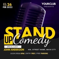 stand up comedy Instagram Plasing template