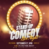 stand up comedy Message Instagram template