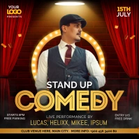stand up comedy Instagram-bericht template