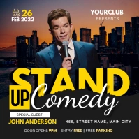 stand up comedy Post Instagram template