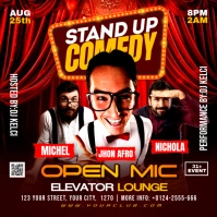 Stand up comedy Instagram Post template