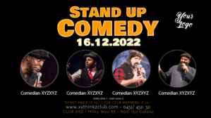 Stand up comedy Event Cover Theatre Show Ad Facebook-covervideo (16:9) template