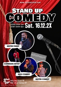 330 Comedy Night Customizable Design Templates Postermywall