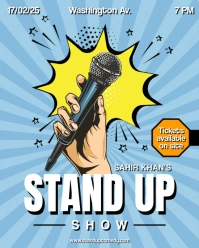 Stand up comedy instagram template