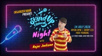 Stand Up Comedy Night Show Twitter Post template
