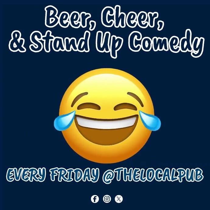 Stand Up Comedy Night Social Media Ad Instagram Post template