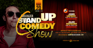 Stand Up Comedy Show Facebook Shared Image template