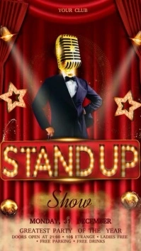 Stand Up Display 数字显示屏 (9:16) template