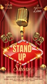 Stand Up Display 数字显示屏 (9:16) template