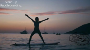 Castanho Stand-up Paddleboarding. YouTube-miniature Template