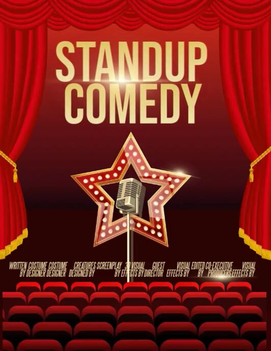 Standup Comedy Template | PosterMyWall