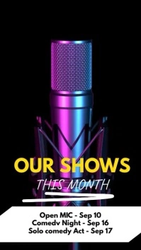 StandUp shows Template TikTok