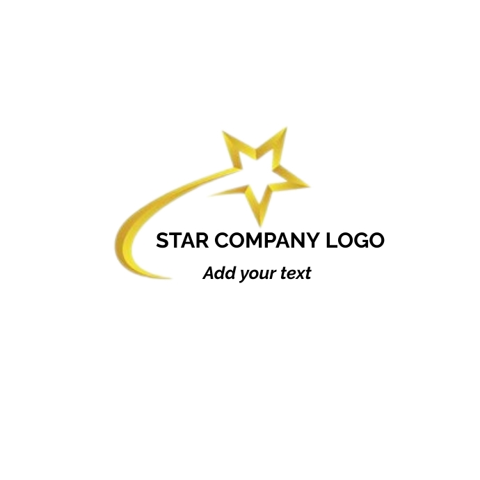 Star Company Logo Template PosterMyWall star-company-logo-template-postermywall