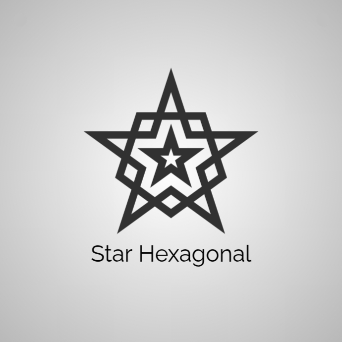 Copy of Star Hexagonal | PosterMyWall