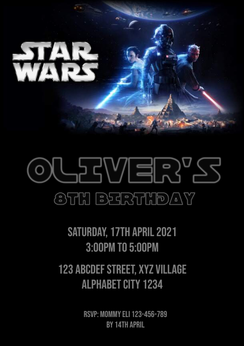 Modele Invitation Anniversaire Star Wars 7 Postermywall Modele Invitation Anniversaire Star Wars 7 Postermywall