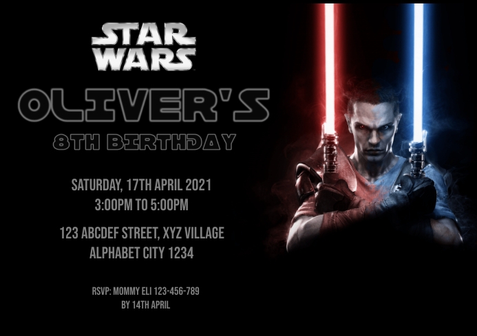 Modele Invitation Anniversaire Star Wars 8 Postermywall Modele Invitation Anniversaire Star Wars 8 Postermywall