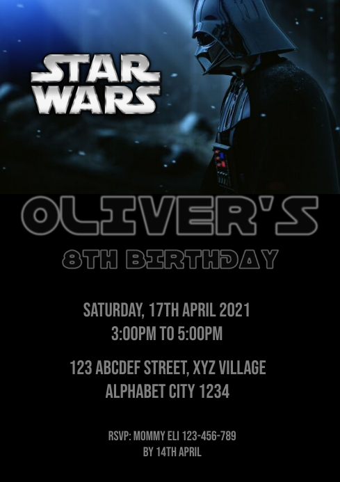 Modele Invitation Anniversaire Star Wars 9 Postermywall Modele Invitation Anniversaire Star Wars 9 Postermywall