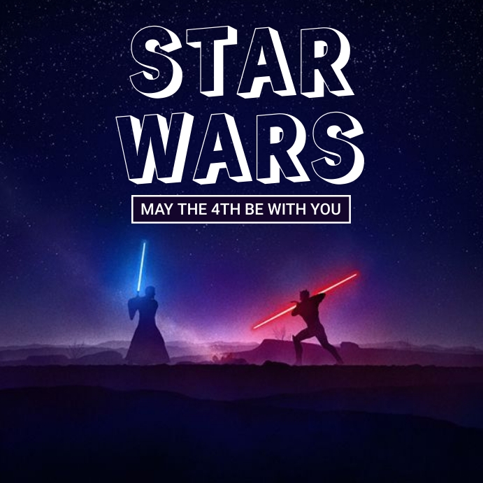 Star Wars Day 2023 Instagram-Beitrag template