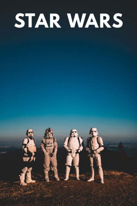 Star Wars Template PosterMyWall