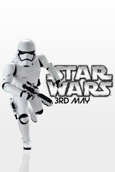 Star Wars Poster Template PosterMyWall