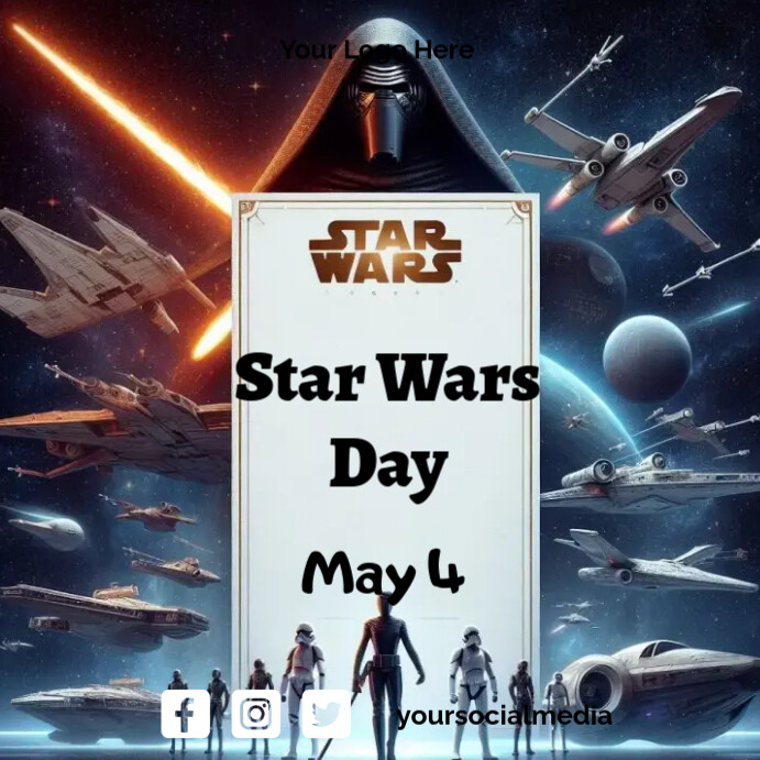 Star Wars Poster Template PosterMyWall