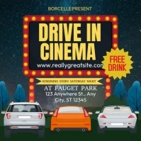 Starlit Screenings Instagram Post Wpis na Instagrama template