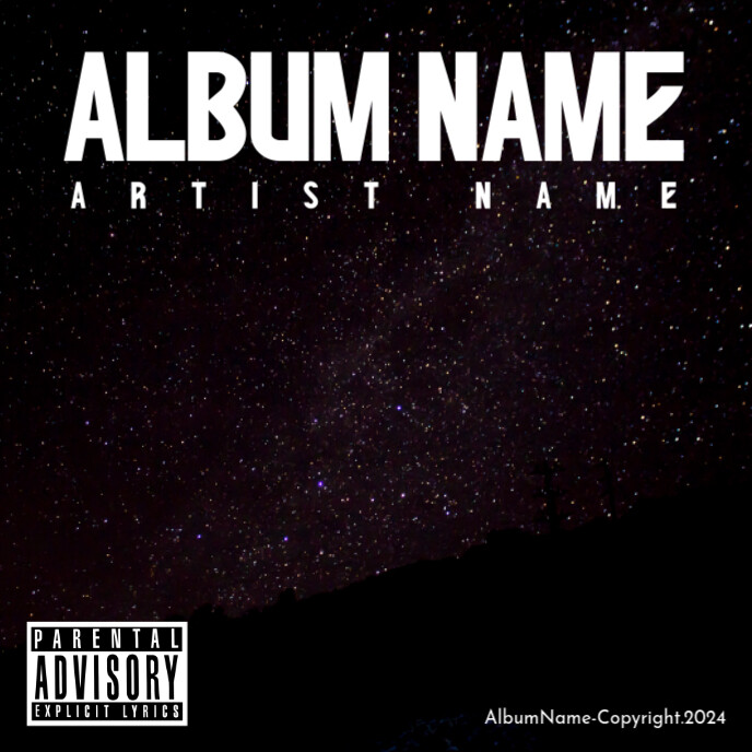 Plantilla de Stars Rap Album | PosterMyWall