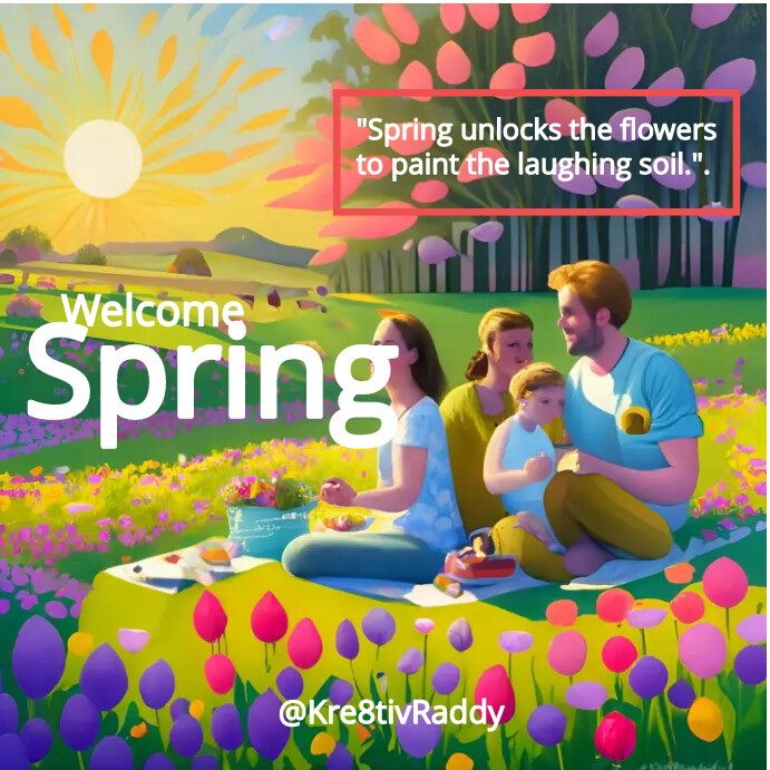 Start of spring Template | PosterMyWall