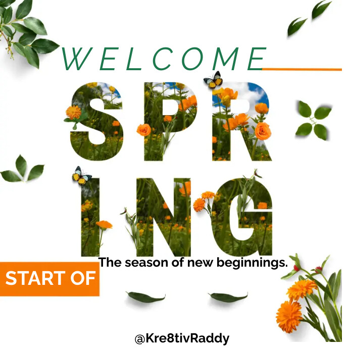 Start of spring Template | PosterMyWall