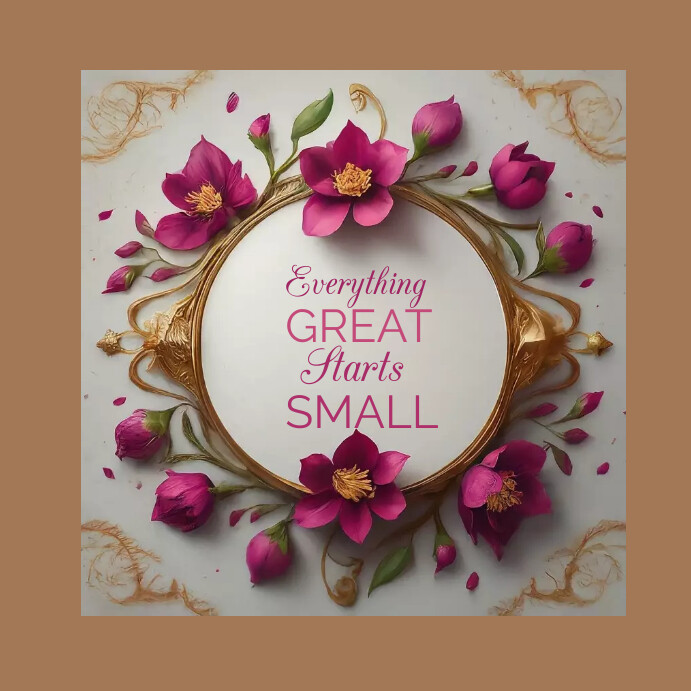 START SMALL Templat | PosterMyWall