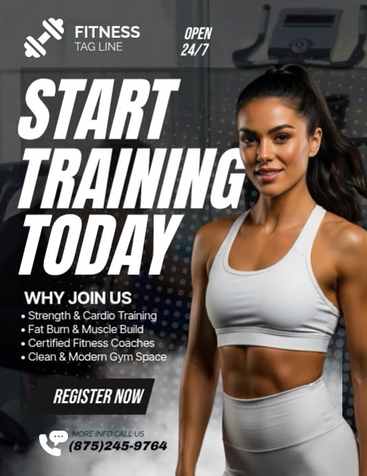 Start Training Today Flyer Template | PosterMyWall