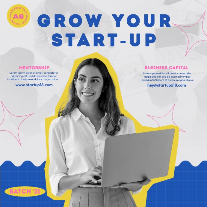 Start Up Business Instagram na Post template