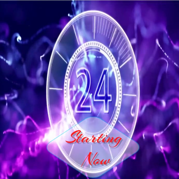 Starting Now Timer Starting Countdown Template | PosterMyWall