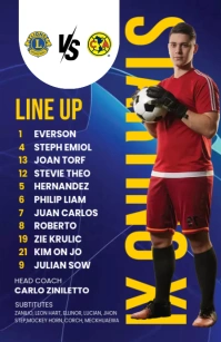 Starting Line UpTemplate Tabloid