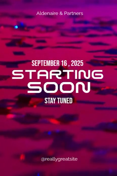 starting soon coming soon Template | PosterMyWall