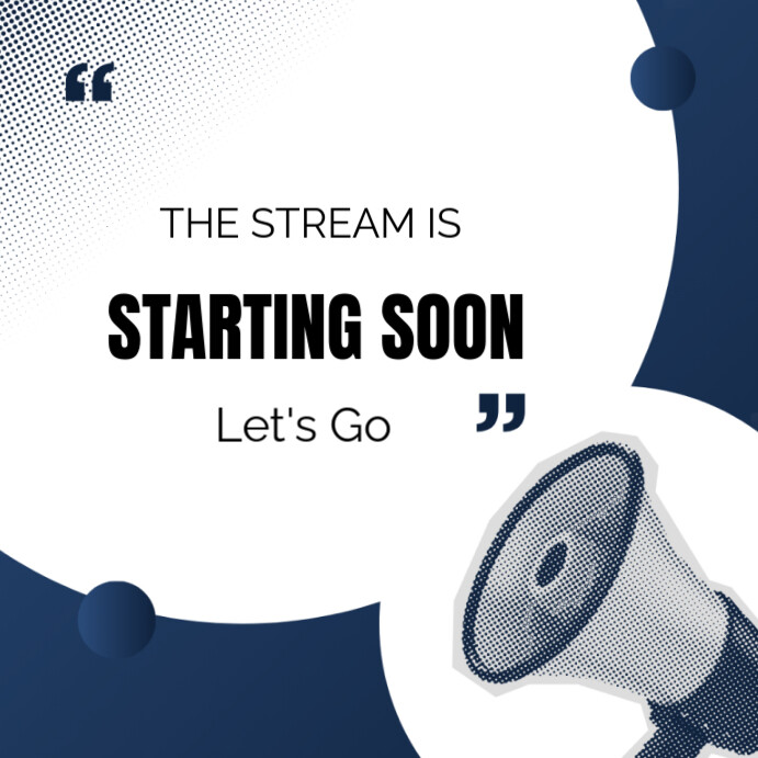 Starting soon Template | PosterMyWall