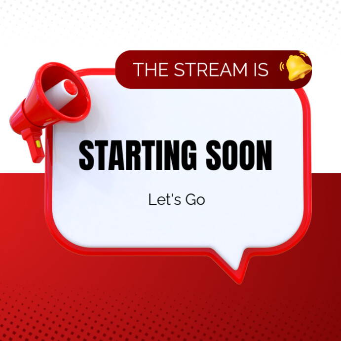 Starting soon Template | PosterMyWall