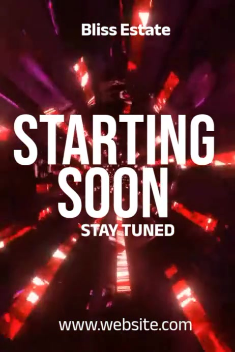 starting soon flyer starting soon poster Template | PosterMyWall