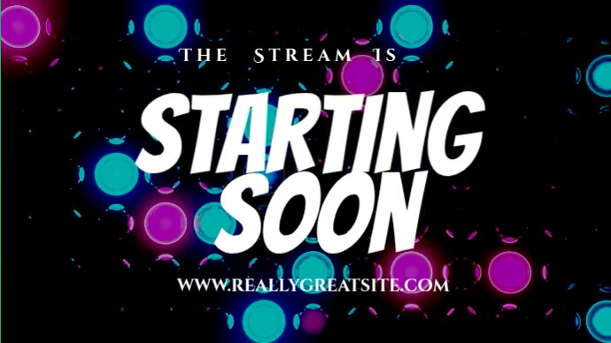 Starting Soon Live Stream Countdown Video Template | PosterMyWall