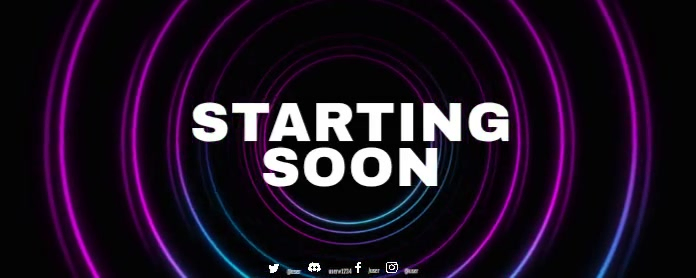 Starting Soon Screen Template | PosterMyWall