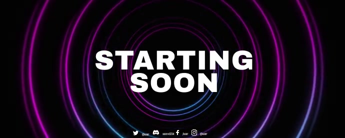 Starting Soon Screen Template | PosterMyWall