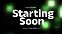 starting soon stream starting soon coming soon Ekran reklamowy (16:9) template