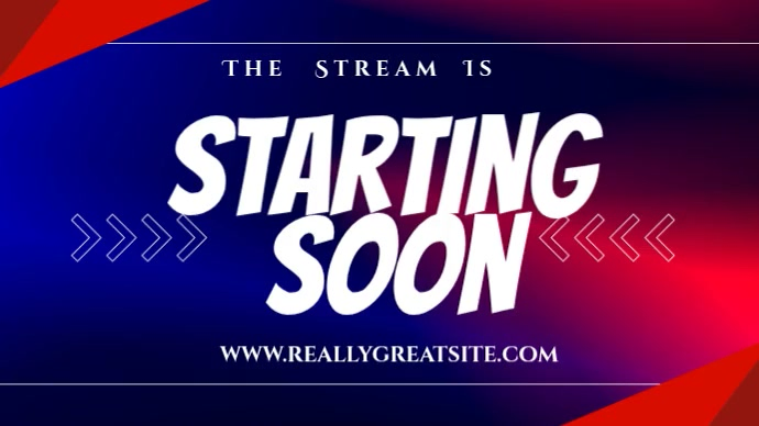 Starting Soon Stream Starting Soon Template | PosterMyWall
