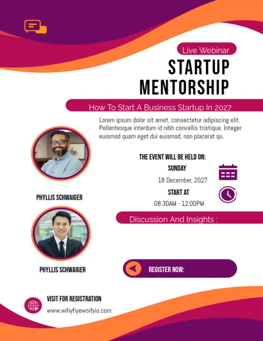 Startup Mentorship Template PosterMyWall startup-mentorship-template-postermywall
