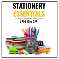 Stationery And Educational Kit Template Publicação no Instagram