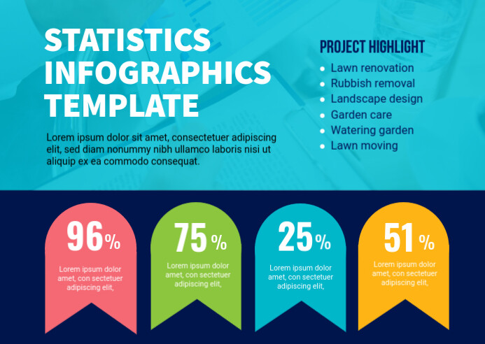 Statistics Infographic Design Template | PosterMyWall