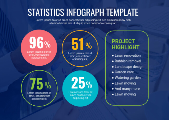 Infographic Stats Layout Statistics Infographic Design Template | PosterMyWall